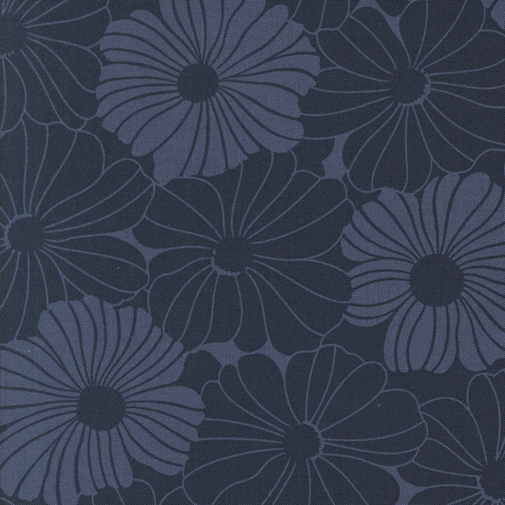 Moda Fabrics - V and Co. - Color Crush - Bloom Florals in Indigo