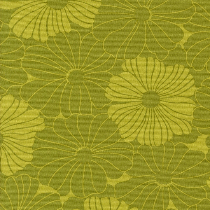 Moda Fabrics - V and Co. - Color Crush - Bloom Florals in Zest