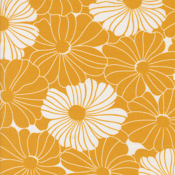 Moda Fabrics - V and Co. - Color Crush - Bloom Florals in Honey