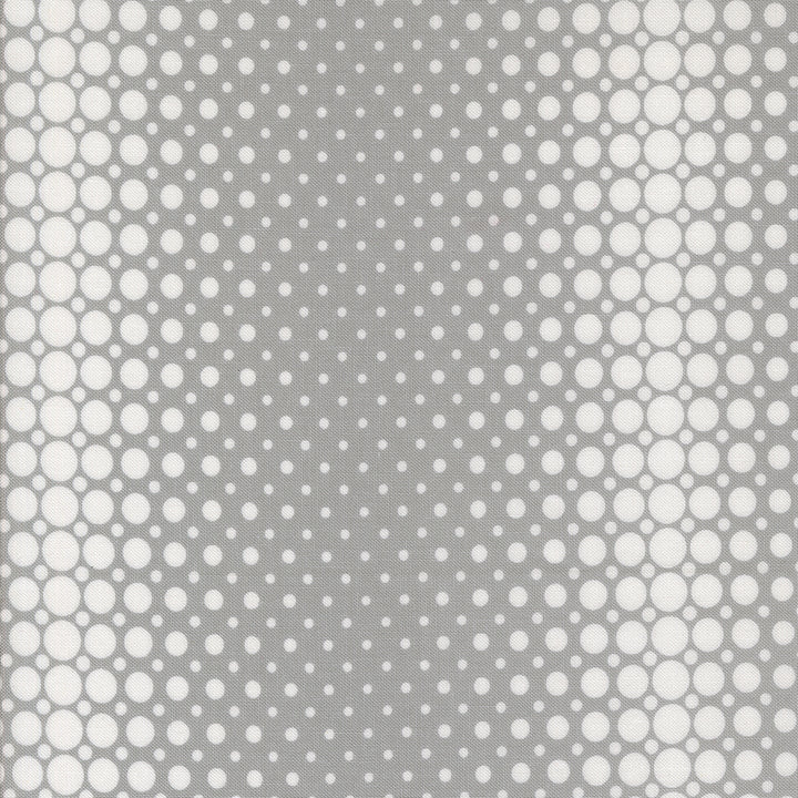 Moda Fabrics - V and Co. - Color Crush - Vibes Dots and Stripes in Silver