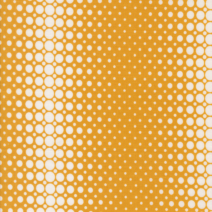 Moda Fabrics - V and Co. - Color Crush - Vibes Dots and Stripes in Honey