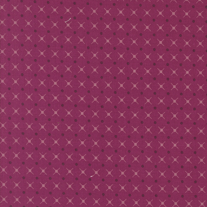 Moda Fabrics - V and Co. - Color Crush - X and O Blenders Dot in Magenta