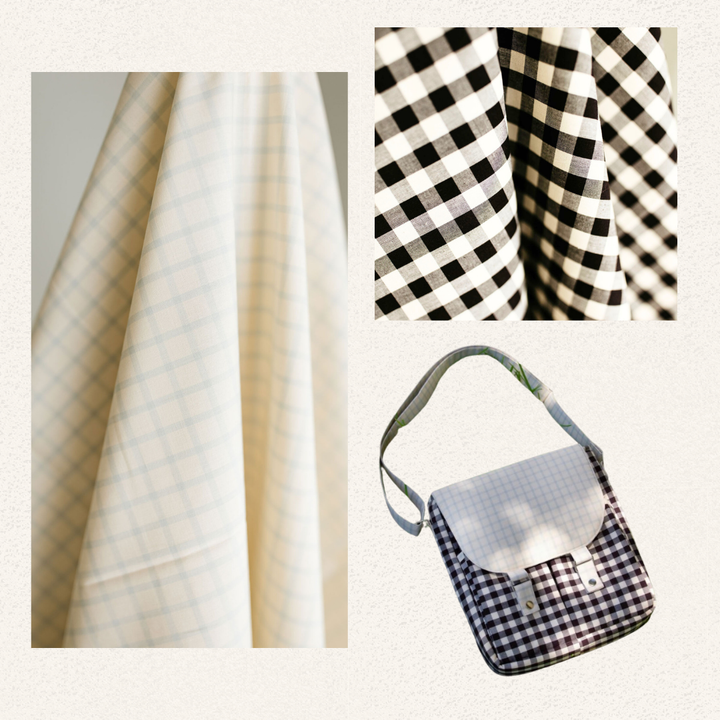 Art Gallery Fabrics - Suzy Quilts - Picnic Wovens - Windows in Dew