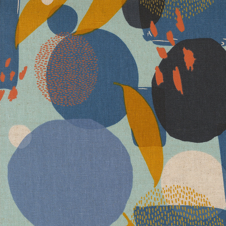 Moda Fabrics - Zen Chic - Urban Whisper Mochi Linen - Mingle in Sky