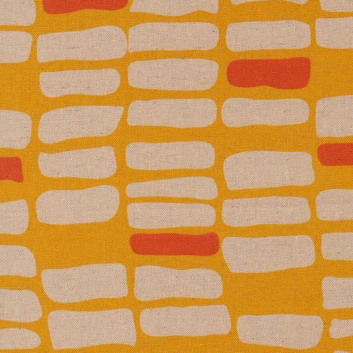 Moda Fabrics - Zen Chic - Urban Whisper Mochi Linen - Brick in Sunset