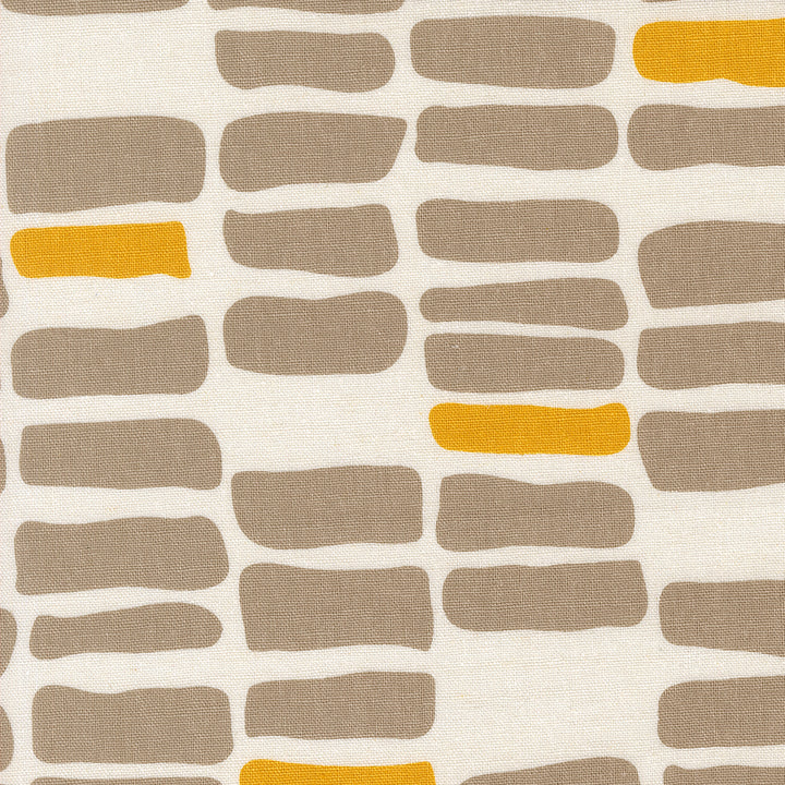 Moda Fabrics - Zen Chic - Urban Whisper Mochi Linen - Brick in White