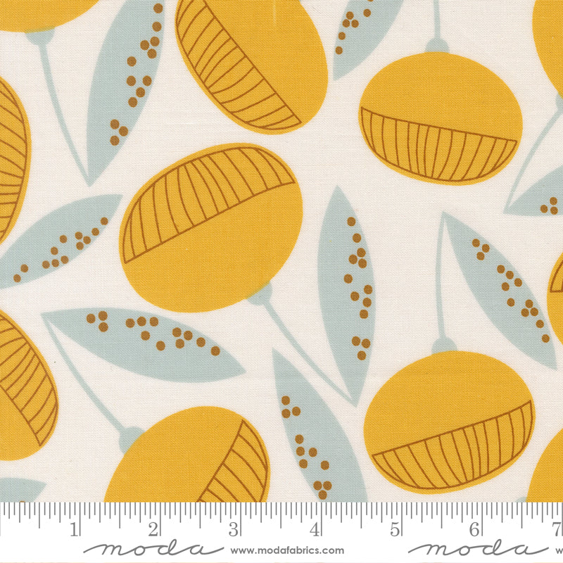 Moda Fabrics - Zen Chic - Balisong - Fruitique Large Floral in Coconut