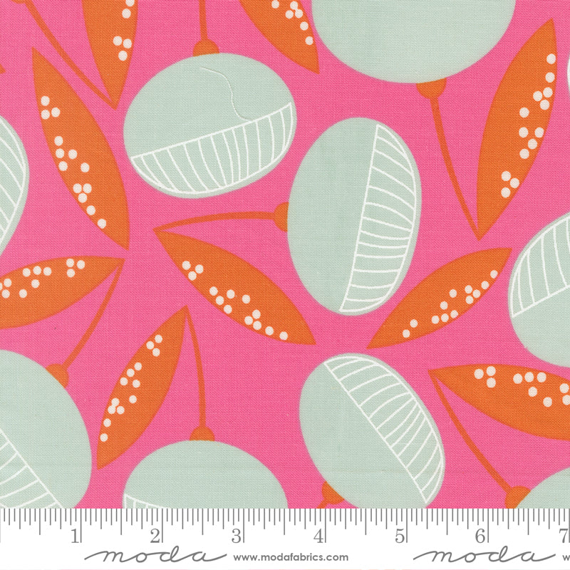 Moda Fabrics - Zen Chic - Balisong - Fruitique Large Floral in Hibiscus