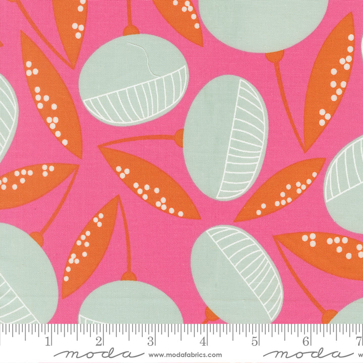 Moda Fabrics - Zen Chic - Balisong - Fruitique Large Floral in Hibiscus