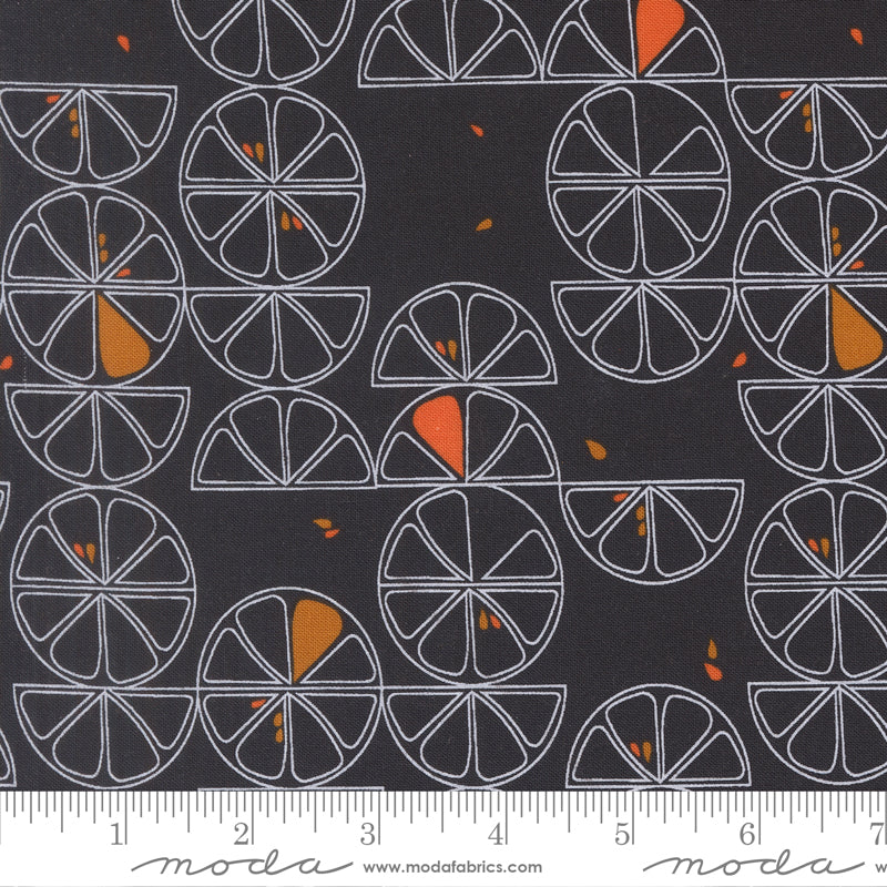 Moda Fabrics - Zen Chic - Balisong - Lemon Slice Novelty in Midnight