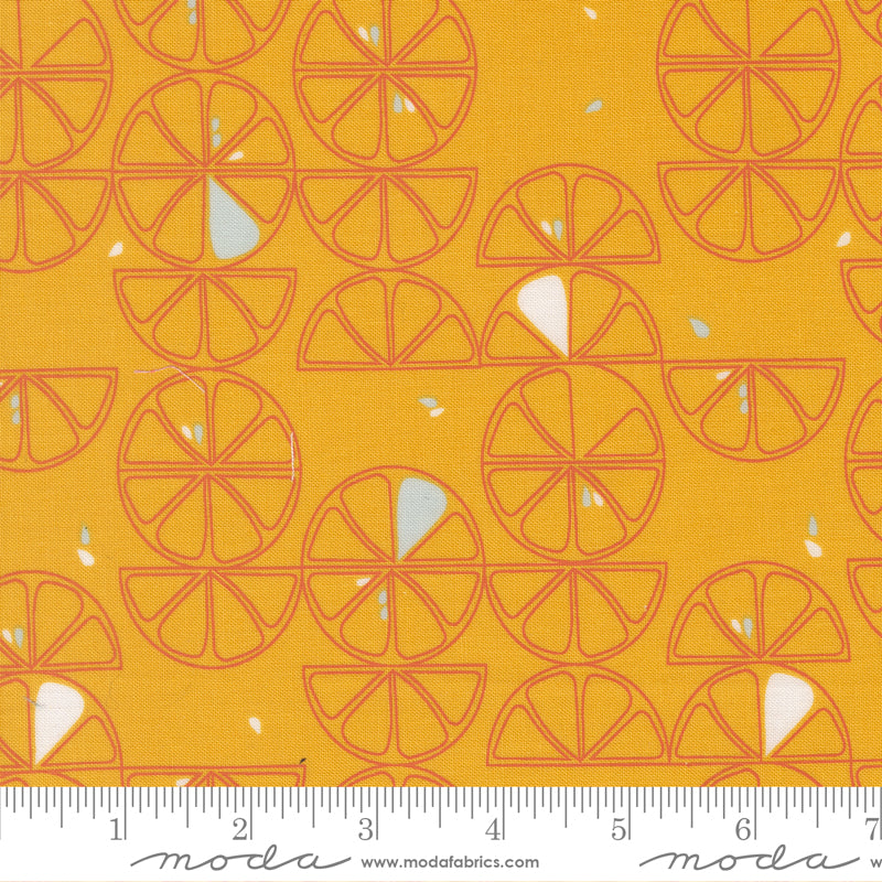 Moda Fabrics - Zen Chic - Balisong - Lemon Slice Novelty in Sunbeam