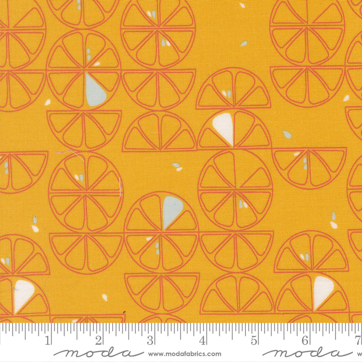 Moda Fabrics - Zen Chic - Balisong - Lemon Slice Novelty in Sunbeam