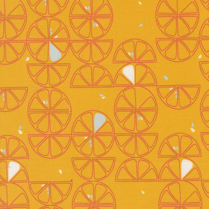 Moda Fabrics - Zen Chic - Balisong - Lemon Slice Novelty in Sunbeam