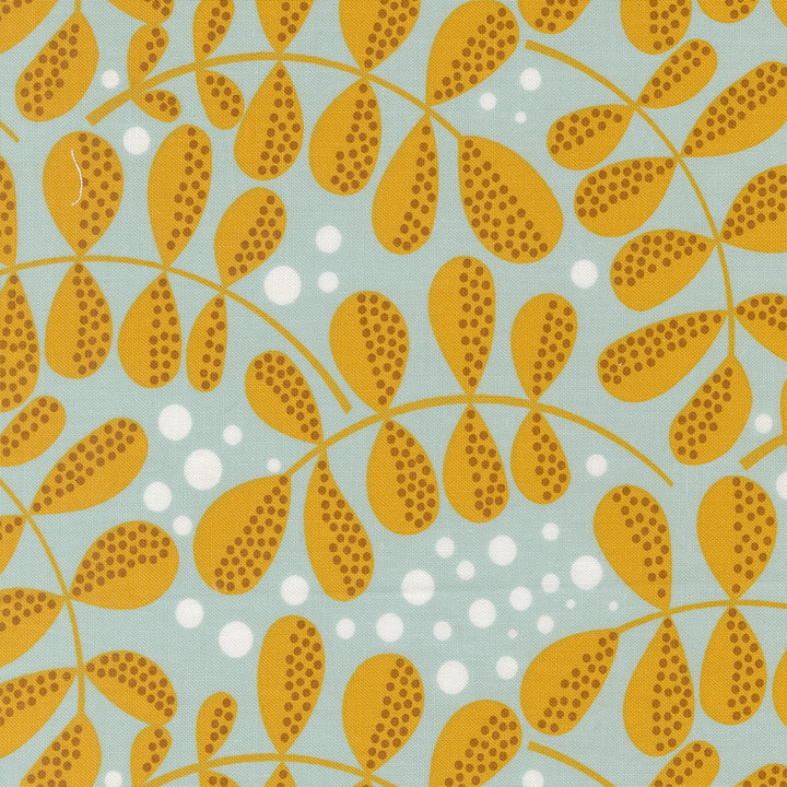 Moda Fabrics - Zen Chic - Balisong - Fern Fiesta Florals in Seaglass