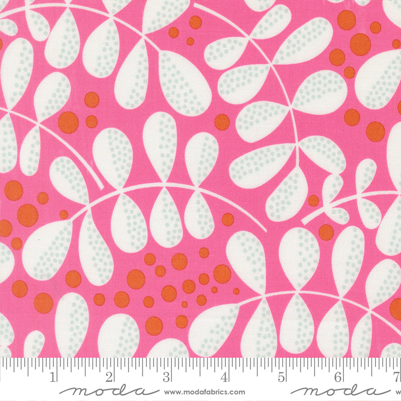 Moda Fabrics - Zen Chic - Balisong - Fern Fiesta Florals in Hibiscus