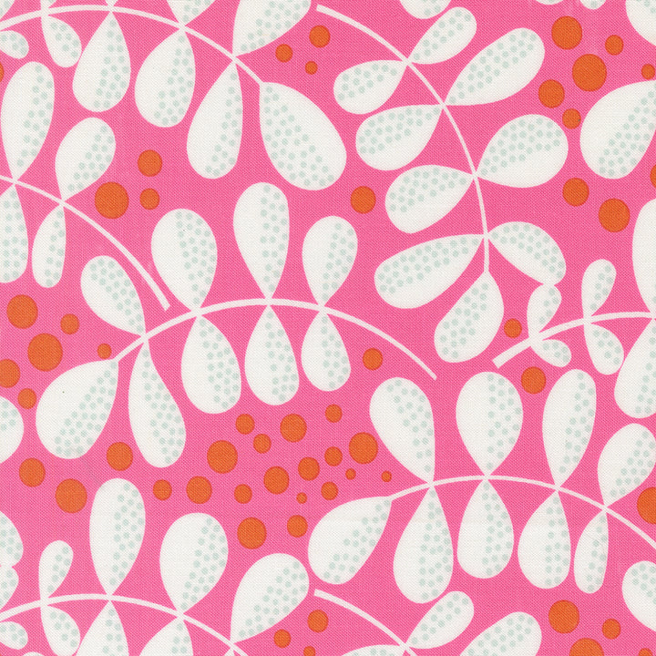 Moda Fabrics - Zen Chic - Balisong - Fern Fiesta Florals in Hibiscus