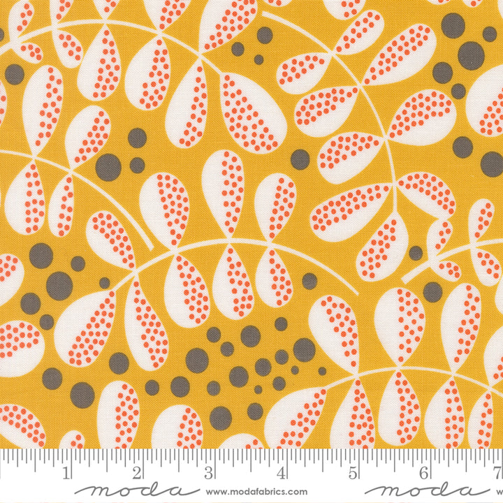 Moda Fabrics - Zen Chic - Balisong - Fern Fiesta Florals in Sunbeam