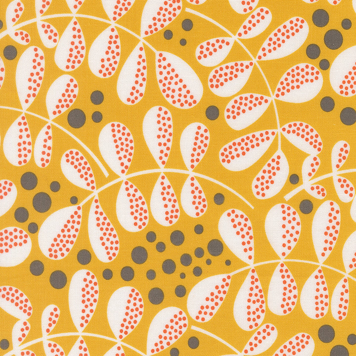 Moda Fabrics - Zen Chic - Balisong - Fern Fiesta Florals in Sunbeam