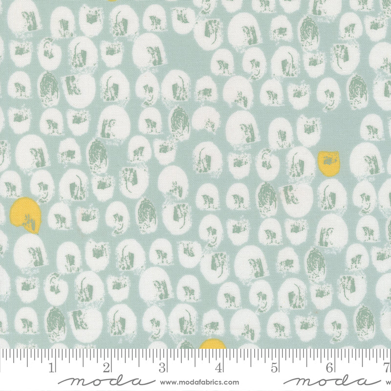 Moda Fabrics - Zen Chic - Balisong - Shell Mosaic Geometrics in Seaglass
