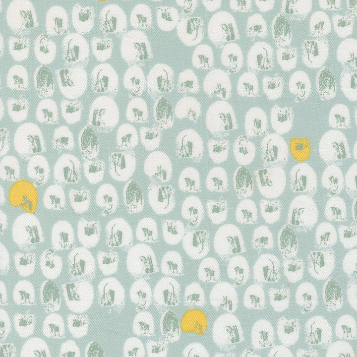 Moda Fabrics - Zen Chic - Balisong - Shell Mosaic Geometrics in Seaglass