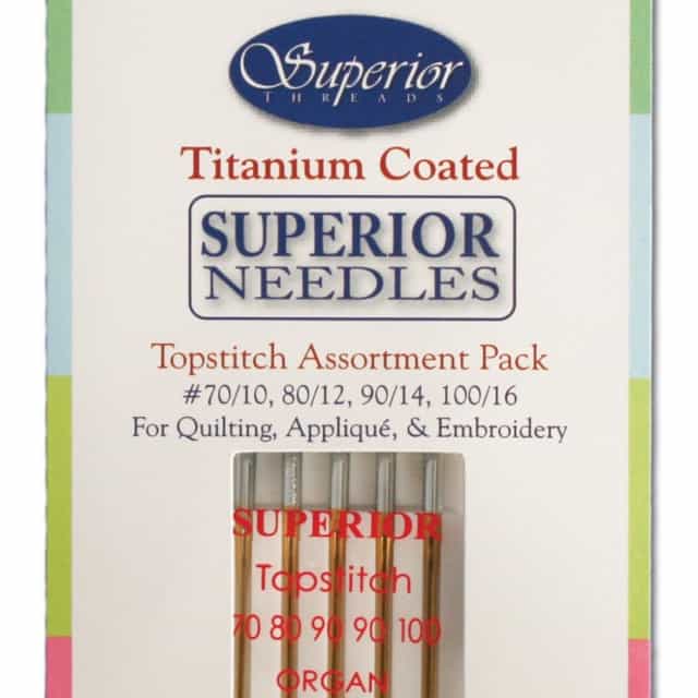 Superior Topstitch Nadeln 5 Stück Mix 70-100