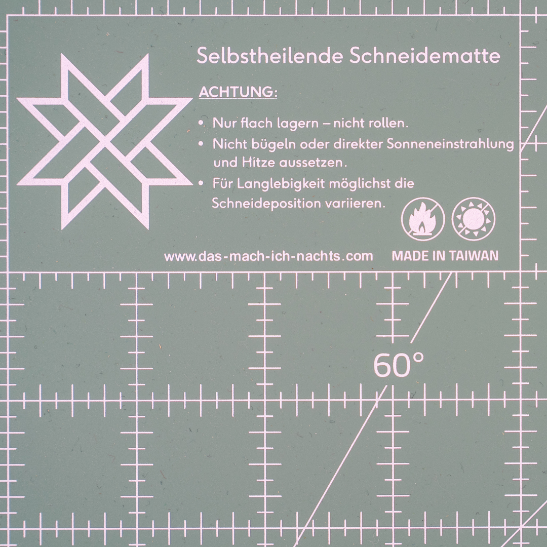 Schneidematte A1 - Das mach ich nachts - Pflaume &amp; Eukalyptus