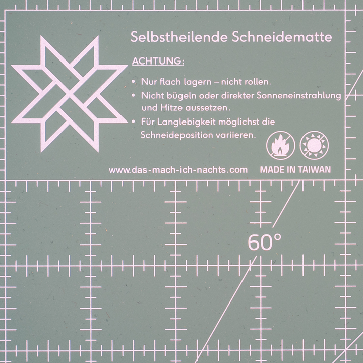 Schneidematte A1 - Das mach ich nachts - Pflaume &amp; Eukalyptus