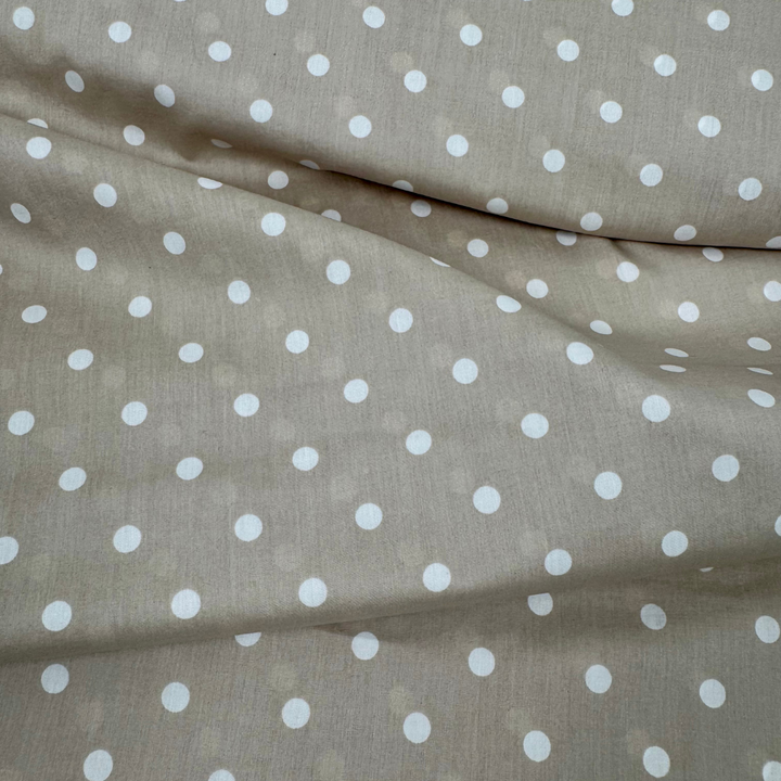 Kokka - Suplima Premium Cotton Dot - Beige