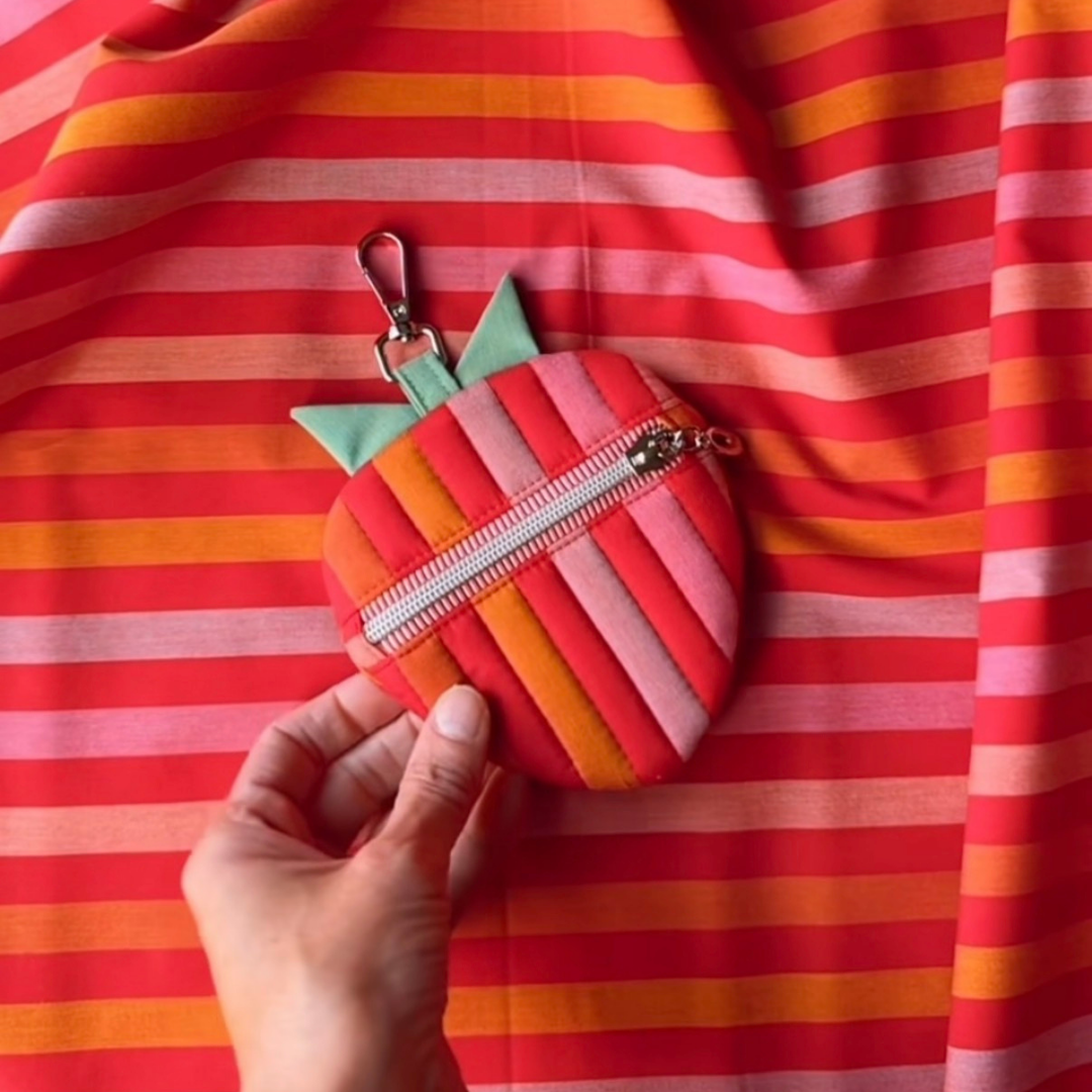 Art Gallery Fabrics - Suzy Quilts - Picnic Wovens - Stripe in Fruit Salad