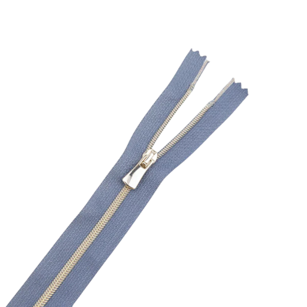 Premium Reißverschluss - 50cm - schmal in Ocean Fog
