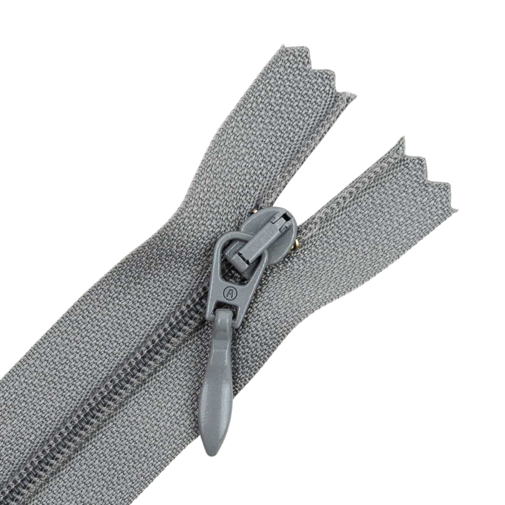 5-er Set hochwertige Kunststoff-Reißverschlüsse 50 cm Galactic Grey