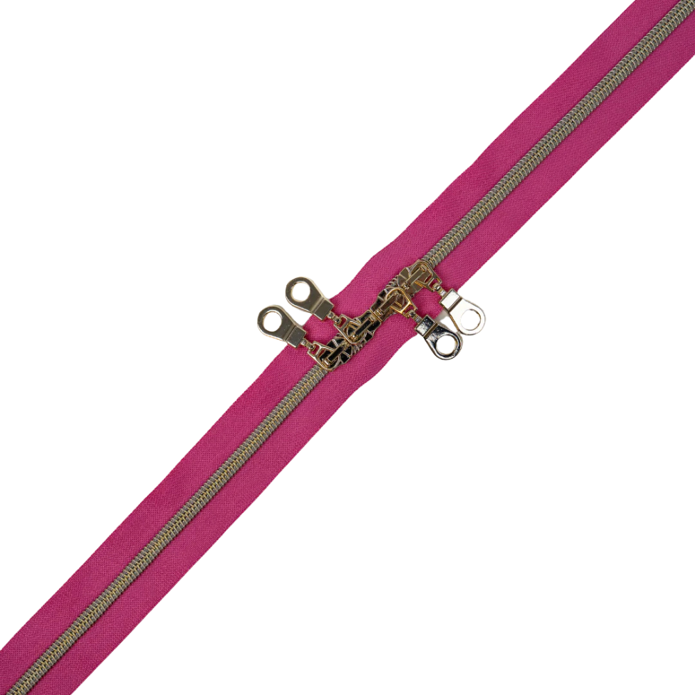 Premium Reißverschluss - 120cm - Bubblegum mit Zipper Tokio