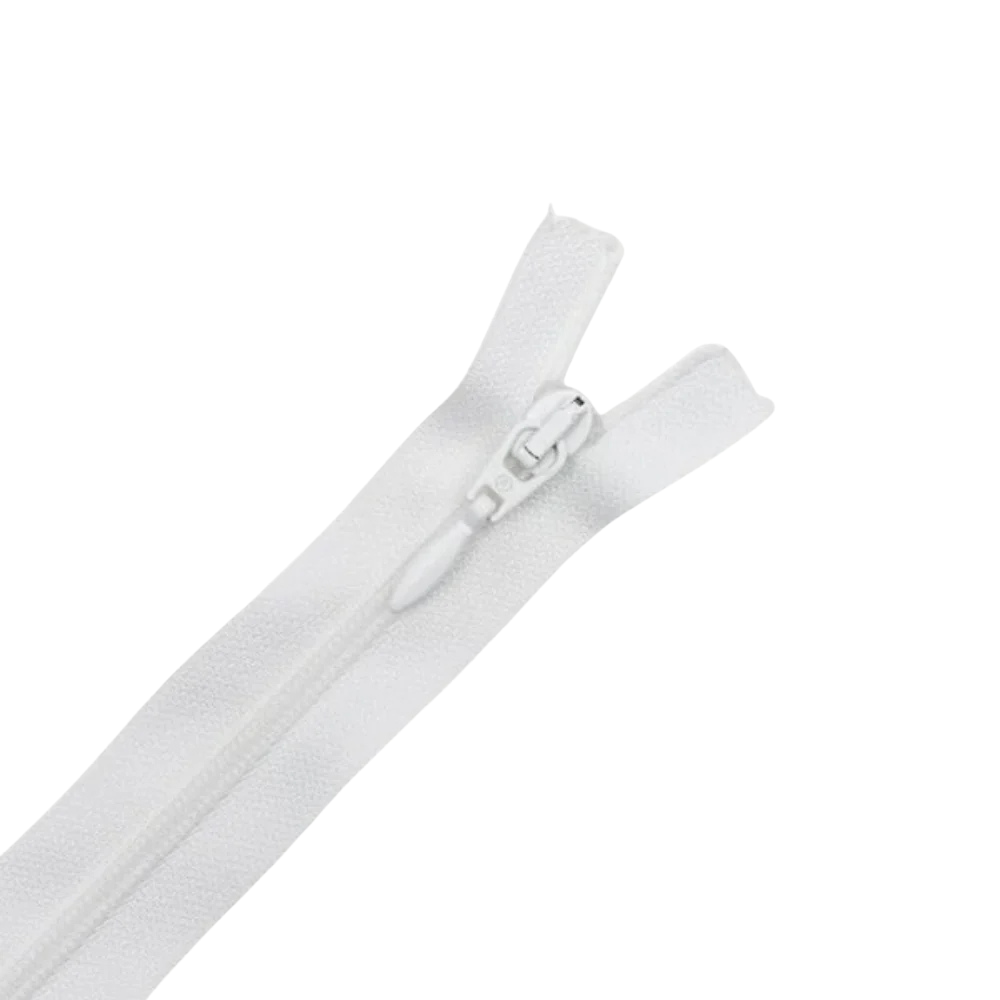 Premium Reißverschluss - 50cm - Warmweiß aus Kunststoff