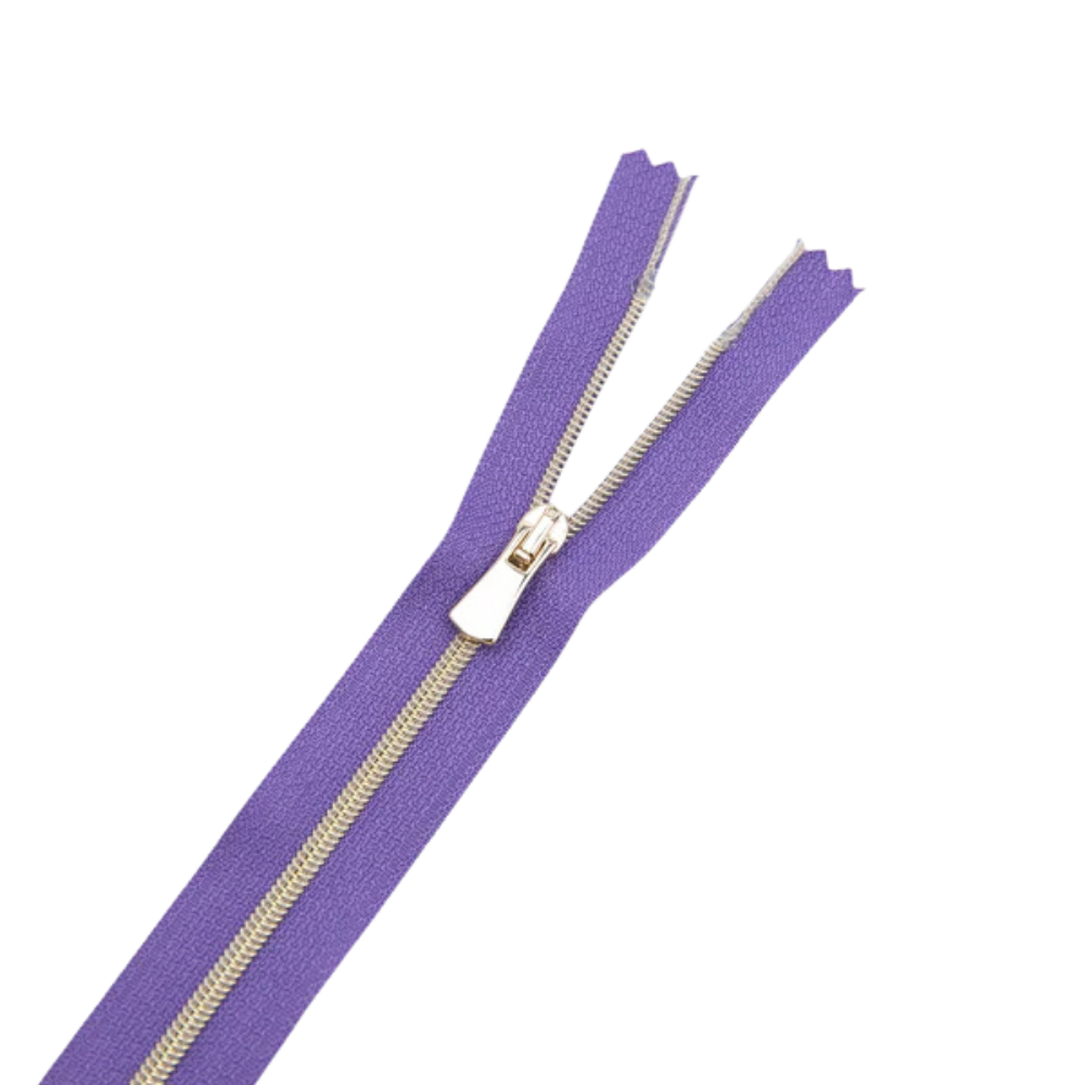 Premium Reißverschluss - 50cm - schmal in Amethyst