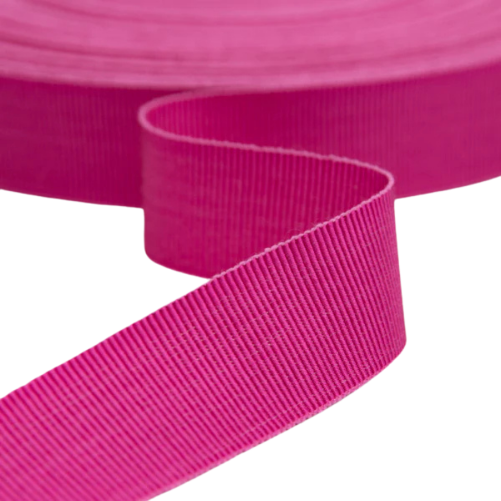 Ripsband 30mm - Raspberry Rose