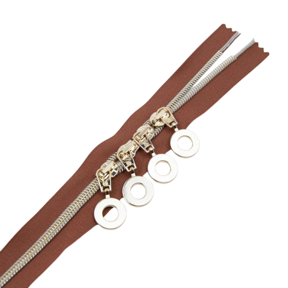 Premium Reißverschluss - 120cm - Chocolate