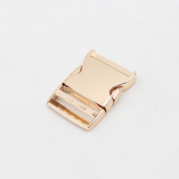 Steckschnalle Gold für Gurtbänder bis zu 40mm