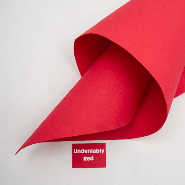 Lederpapier Undeniably Red (36x96cm)