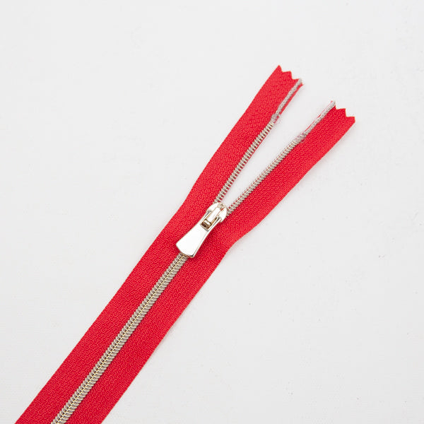 Premium Reißverschluss - 50cm - schmal in Undeniably Red