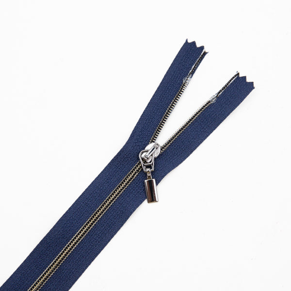 Premium Reißverschluss -50cm - schmal in Nocturnal (Gunmetal)