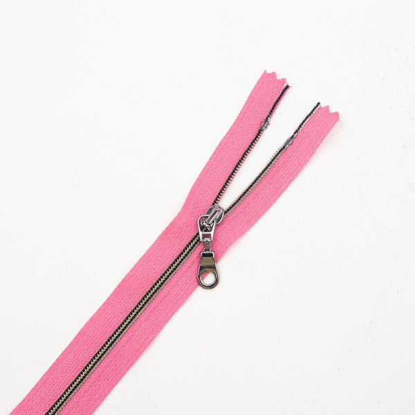 Premium Reißverschluss -50cm - schmal in Cosmic (Gunmetal)