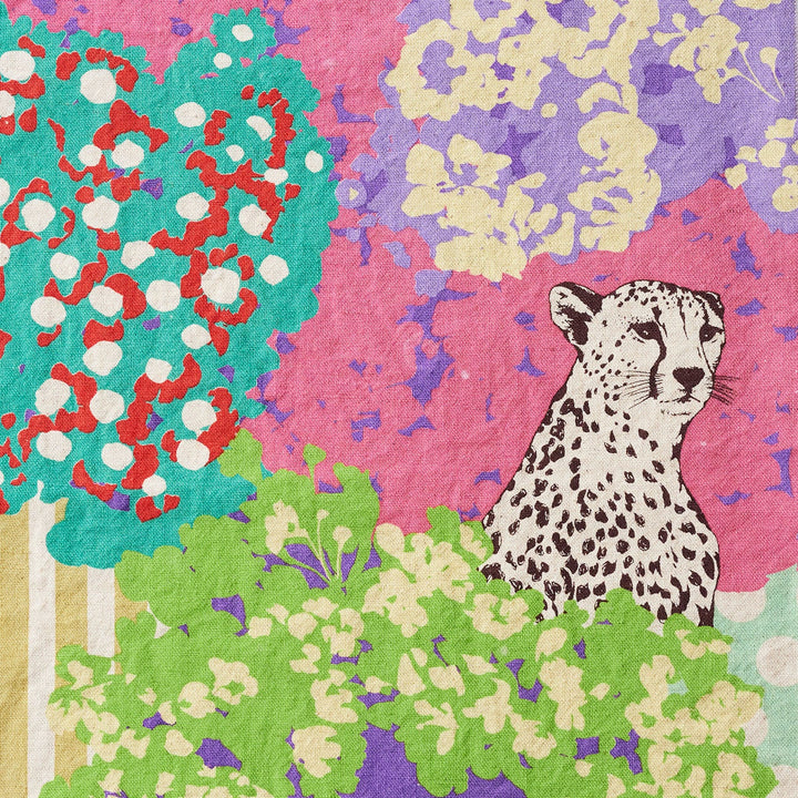 Kokka  Echino - Hide Cotton Linen Canvas in Purple