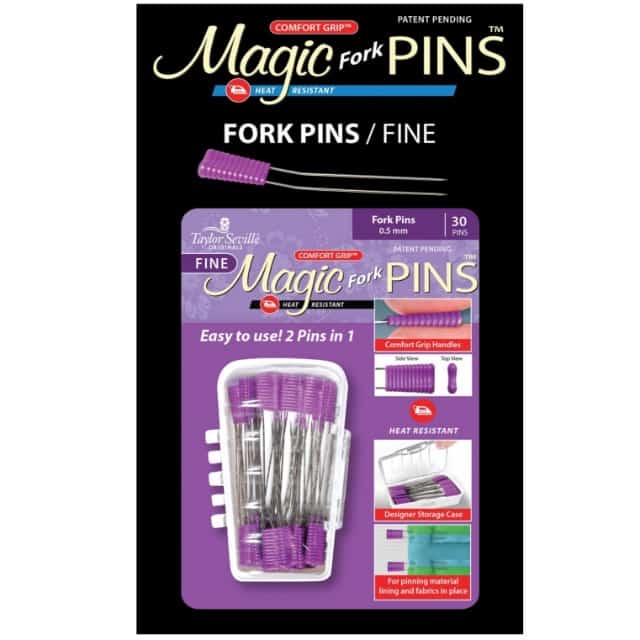 Magic Pins für Patchwork- Fork Fine (30 Stück)