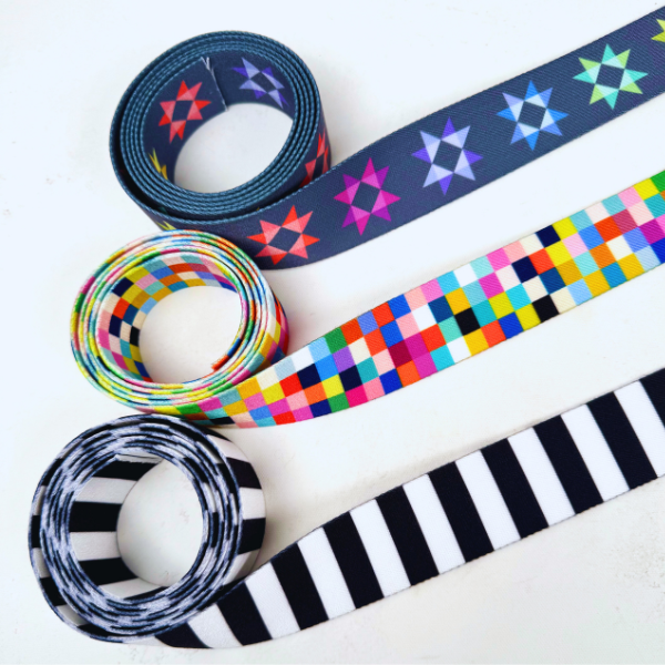 Gurtband -Das mach ich nachts Eigenproduktion - 38mm - Sterne passend zu Graywork