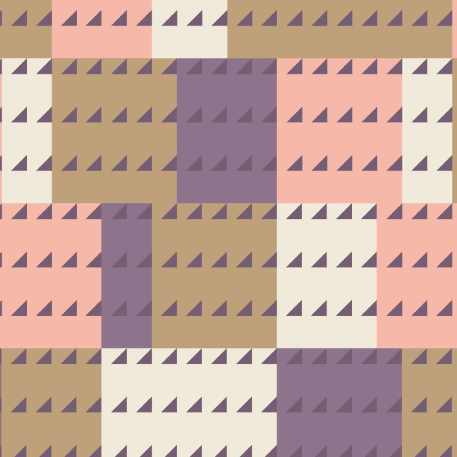 Cloud9 - Frank Lloyd Wright - American Bold - Imperial in Pink/Purple