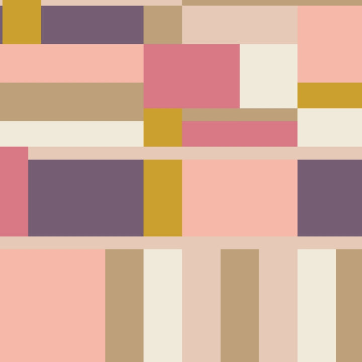 Cloud9 - Frank Lloyd Wright - American Bold - Oak Park in Pink/Purple