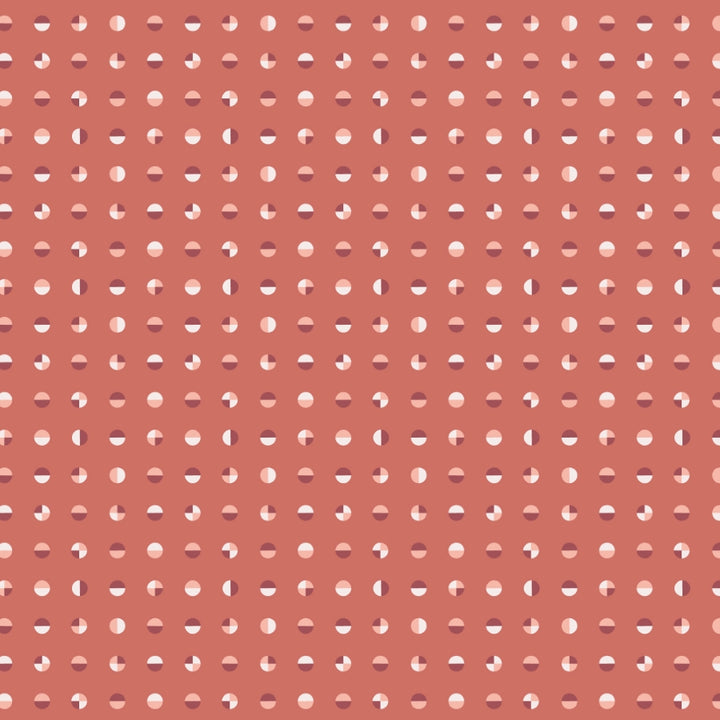Cloud9 - Frank Lloyd Wright - American Bold - Circular in Raspberry