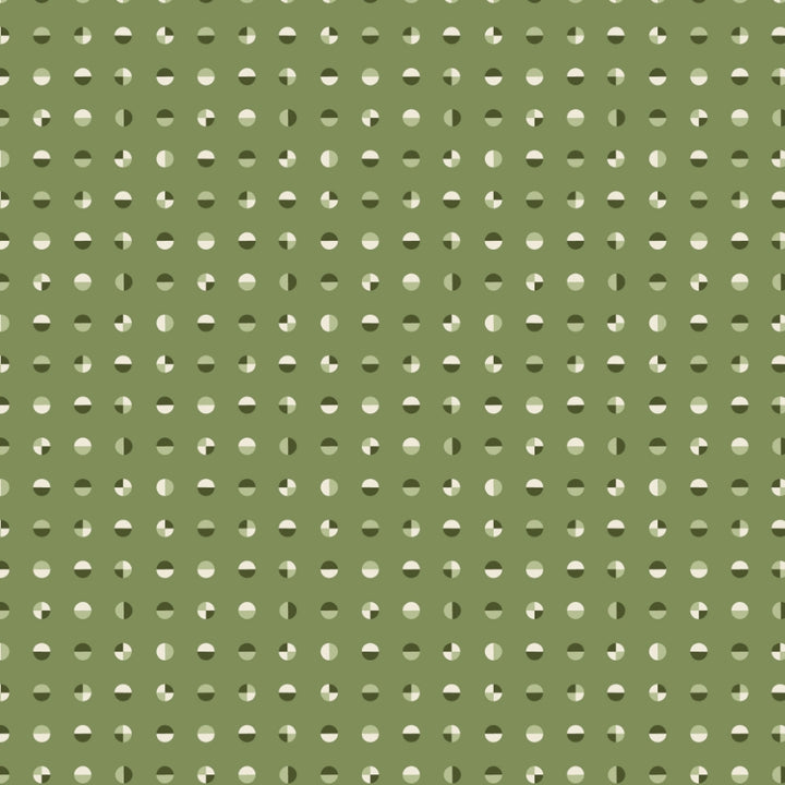 Cloud9 - Frank Lloyd Wright - American Bold - Circular in Green Olive