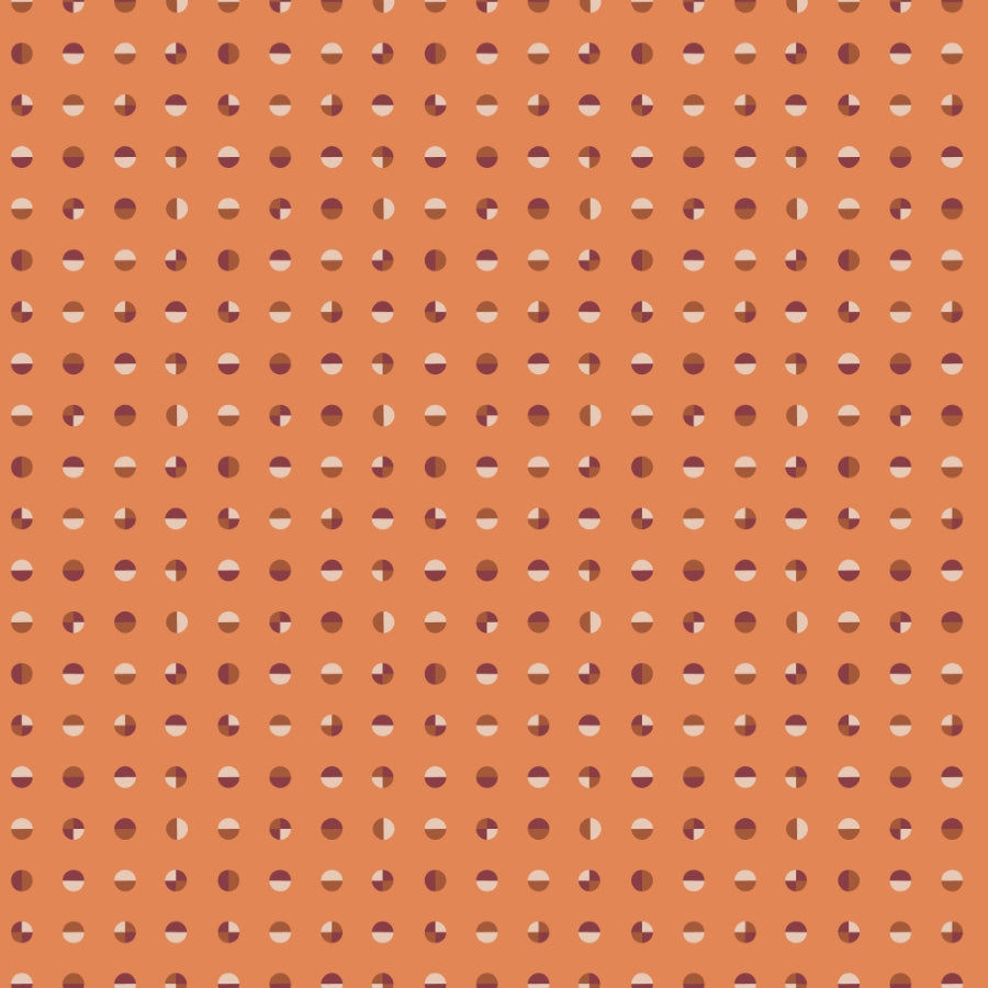 Cloud9 - Frank Lloyd Wright - American Bold - Circular in Ochre