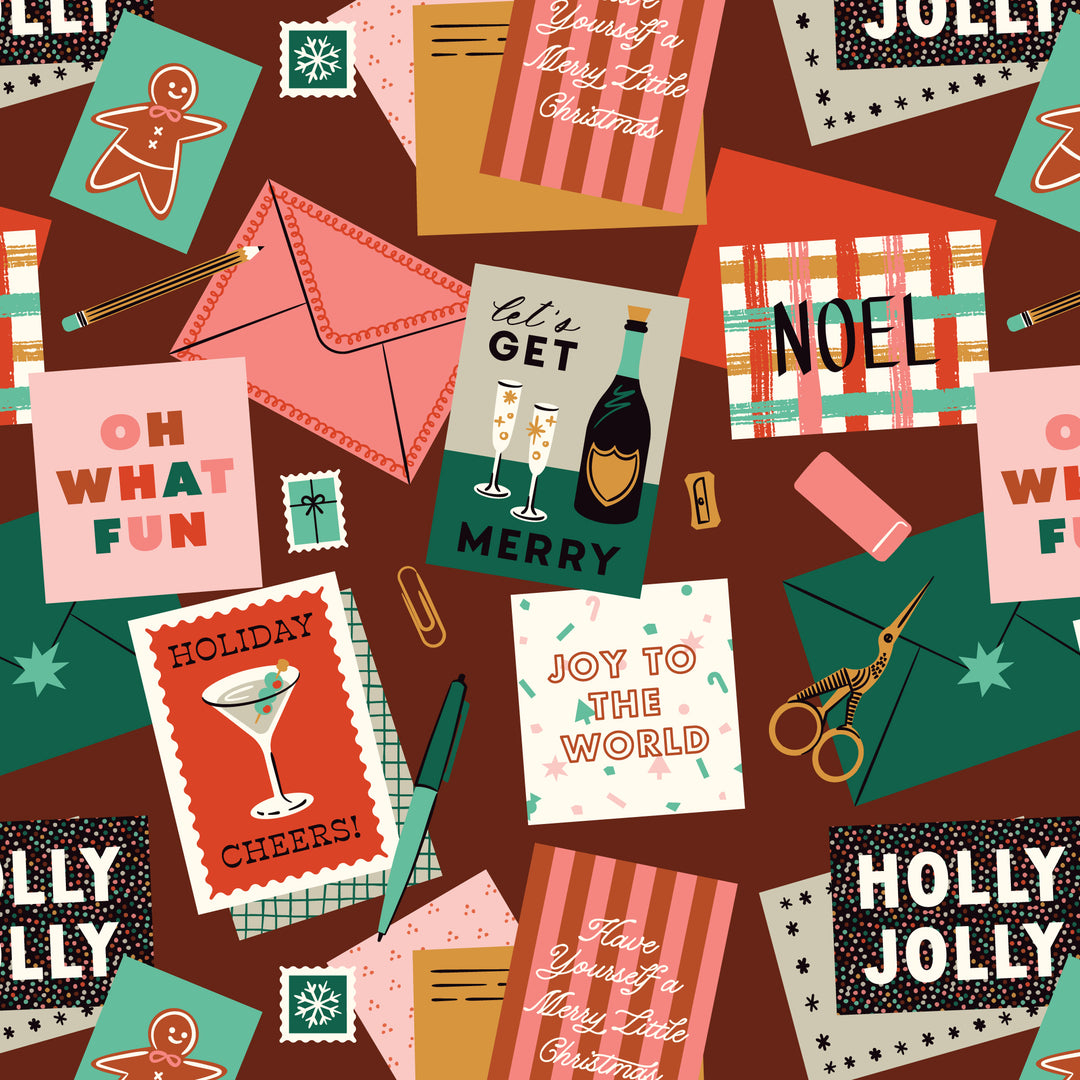 Cloud9 - Shelby Warwood - Merry &amp; Mod - Merry Messages in Burgundy